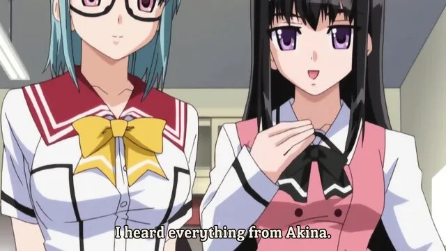 Three animated characters in intimate hentai scene