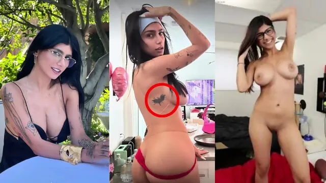 Mia Khalifa straddles partner in cowgirl position